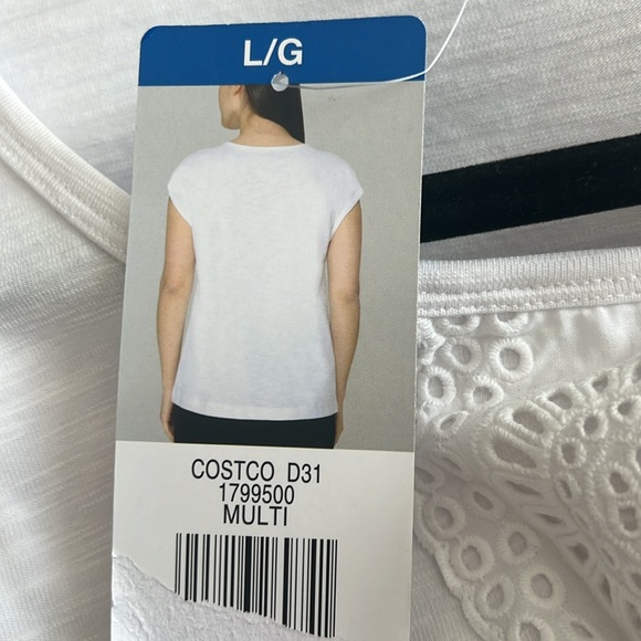 Nicole Miller White tee - Picture 6 of 7